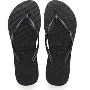 Havaianas Top Black Flip Flop Sandals Womens 6W Mens 5M EUR 37/38 Brazil NEW